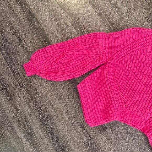 Ulla Johnson Lucille Pullover In Fuchsia In Pink - Picture 2 of 8